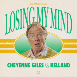 crazy old man face with the words losing my mind overhead