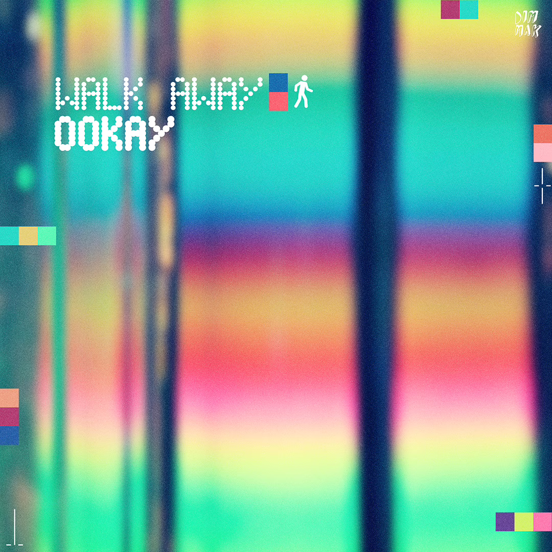 a rainbow hue of colors with the words Walk Away Ookay written upon it