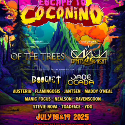 Full artist line up of escape to coconino