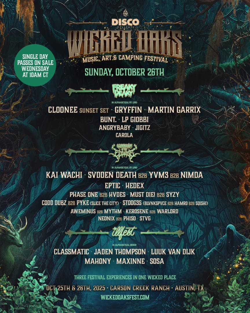 a list of all the acts playing on sunday