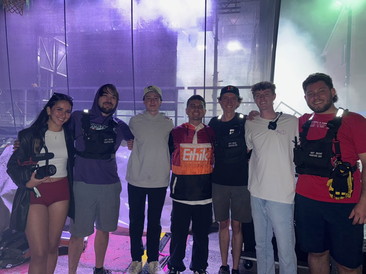 staff posing for a photo at the end of an event