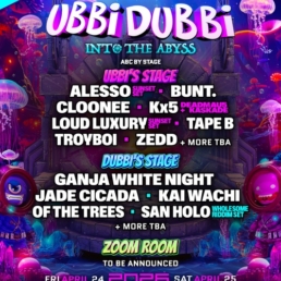 Ubbbi Dubbi Phase One line up