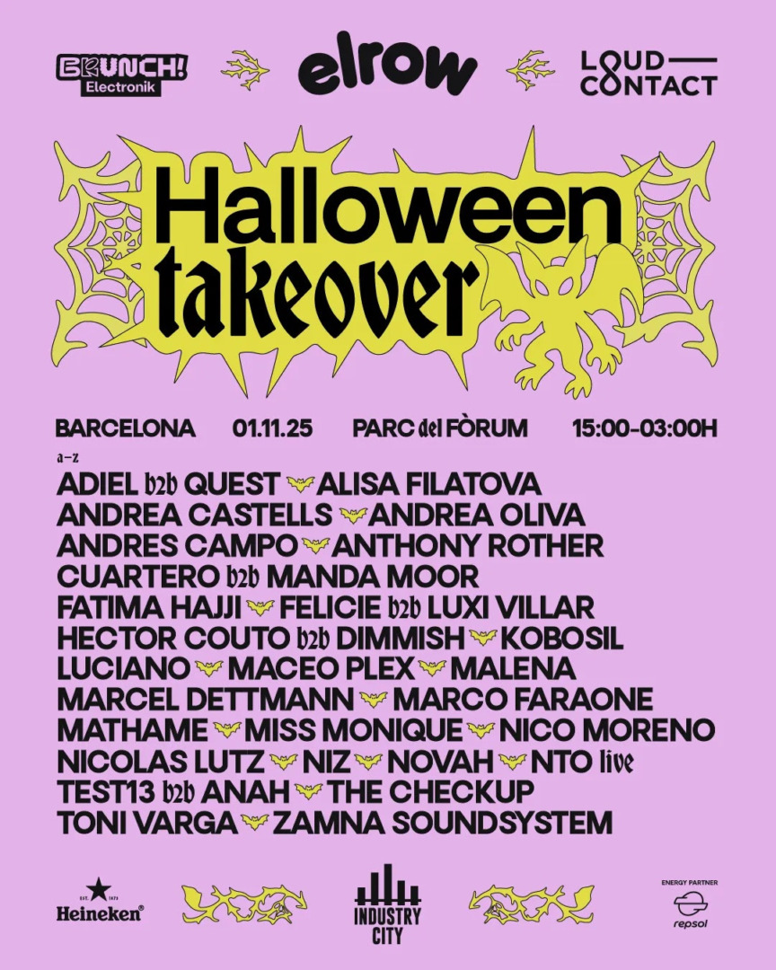 Brunch Electronik, Loud-Contact & elrow unite for Halloween Takeover in Barcelona